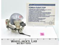 Cobra Flight Pod #5 100% Complete GI Joe 1985 Vintage Vehicle Hasbro