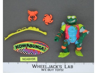 Sewer Surfer Mike 100% Complete Teenage Mutant Ninja Turtles TMNT1990 Playmates