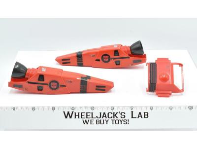 Jetfire Boosters Thrusters Armor Pair and Clip WITH STICKER 1985 G1 Transformers