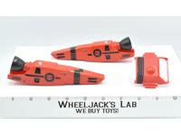 Jetfire Boosters Thrusters Armor Pair and Clip WITH STICKER 1985 G1 Transformers
