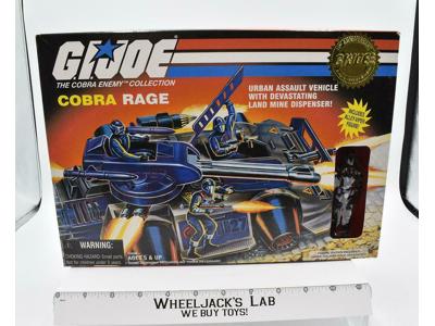 Cobra Rage Urban Assault Vehicle NEW MISB With Alley-Viper 1997 Vintage Kenner