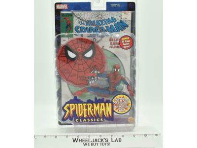 Spiderman Classics 6" Figure &amp; Comic Book Marvel 2000 Toy Biz Action Figure NEW