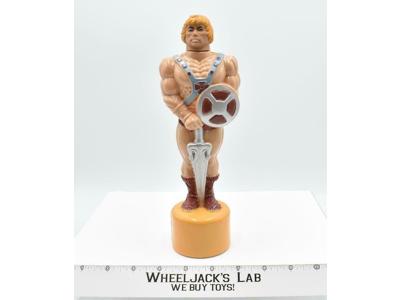 He-Man 9" Shampoo Bottle MOTU 1983 Mattel Action Figure Vintage