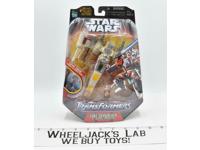 Luke Skywalker X-Wing Fighter Star Wars Transformers 2005 Hasbro Action Figure