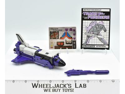 Astrotrain 100% Complete UNUSED STICKERS Vintage 1985 G1 Transformers Hasbro