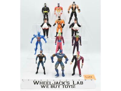 Lot #3 12 Batman DC Comics Superheroes Villains ToyBiz Kenner Action Figures