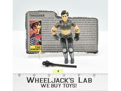 Thrasher #1 V1 100% Complete 1986 GI Joe ARAH Hasbro Action Figure Vintage