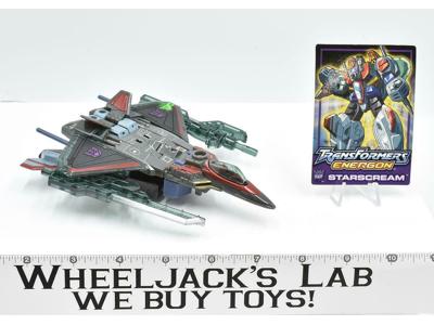 Starscream Energon 100% Complete 2004 Deluxe Class Transformers Hasbro Figure
