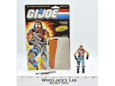 Monkeywrench V1 100% Complete W/ Card 1986 GI Joe Hasbro Vintage Action Figure