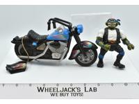 Cruisin' Leo W/Sewer Cycle Teenage Mutant Ninja Turtle 1994 Playmates Figure