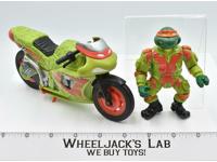 Road Racin' Mike W/Kowabunga Bike Teenage Mutant Ninja Turtle 1994 Playmates