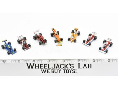 Lot of 7 Race Cars 1988-89 Vintage Galoob Micro Machines