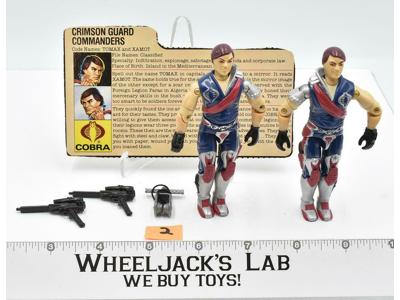 Tomax &amp; Xamot #2 V1 100% Complete 1985 GI Joe Vintage ARAH Hasbro Action Figure