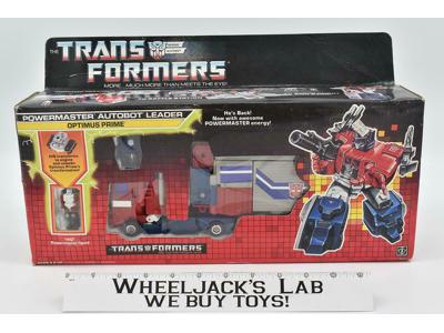 Powermaster Optimus Prime NR MINT FIG MIB Complete 1988 Vintage G1 Transformers