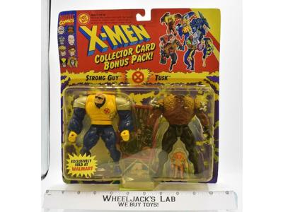 Strong Guy &amp; Tusk Marvel Comics X-Men Collector Card Bonus Pack 1994 Toybiz MOSC