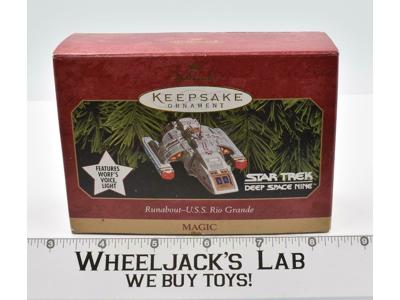 Runabout- U.S.S. Rio Grande Star Trek MIB NEW Keepsake Ornament 1999 Hallmark