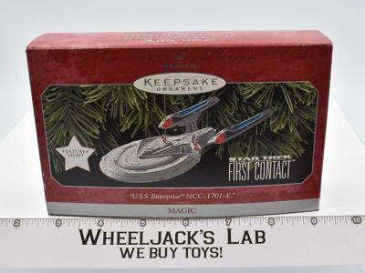 U.S.S. Enterprise NC1701-E Star Trek MIB NEW Keepsake Ornament 1998 Hallmark