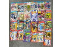 Lot of 25 Marvel Comics Action Figures 1990's Toy Biz New on Card