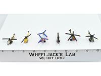 Lot of 6 Helicopters 1992-93 Vintage Galoob Micro Machines