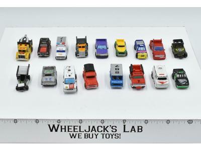 Lot of 17 Trucks/Cars/Vehicles 1988-89 Vintage Galoob Micro Machines