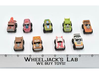 Lot of 9 Monster Trucks 1988-89 Vintage Galoob Micro Machines