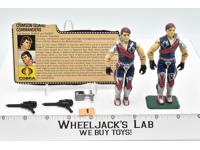 Tomax &amp; Xamot #1 V1 1985 GI Joe Vintage ARAH Hasbro Action Figure