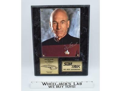 Jean-Luc Picard 1424/2500 Star Trek Limited Edition AUTOGRAPHED Plaque 1993