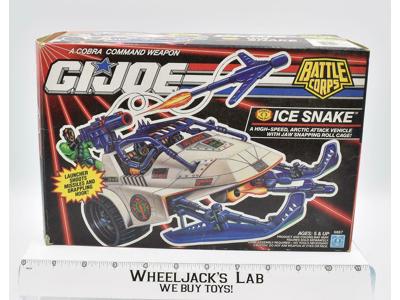Ice Snake Arctic Attack Vehicle W/Box 100% Complete GI Joe 1992 Action Figure