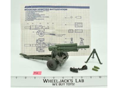 Mountain Howitzer #8 100% Complete 1984 GI Joe Vehicle Action Figure Vintage