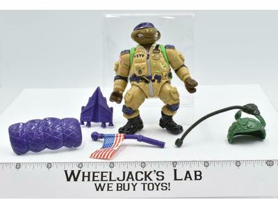 Pro Pilot Don 100% Complete Teenage Mutant Ninja Turtles 1991 Playmates Figure