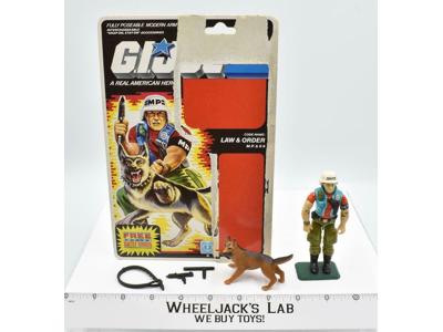 Law &amp; Order V1 100% Complete W/ CARD 1987 GI Joe Hasbro Vintage Action Figure