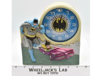 Batman &amp; Robin Vintage Alarm Clock 1974 Janex
