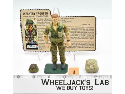 Footloose #1 V1 1985 GI Joe ARAH Hasbro Vintage Action Figure