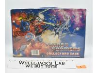 Vinyl Collectors Case #1 W/Tray 1984 Tara Toy Corp. G1 Transformers Vintage
