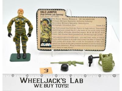 Rip Cord #3 V1 100% Complete 1984 GI Joe ARAH Hasbro Vintage Action Figure