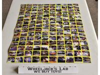 Dukes Of Hazzard Uncut Card Sheet #1-150 Racing Champions 1997