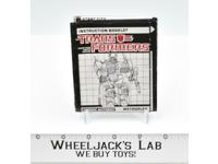Metroplex Instruction Manual Booklet 1985 Hasbro G1 Transformers
