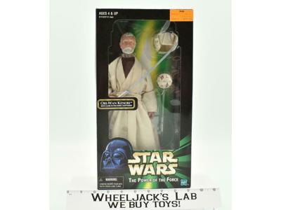 Obi-Wan Kenobi Glow-In-The-Dark Lightsaber 1998 NEW MISB POTF2 Star Wars Hasbro
