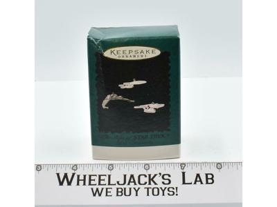 The Ships of Star Trek Set of 3 Mini Ornaments Hallmark Keepsake MIB NEW 1995