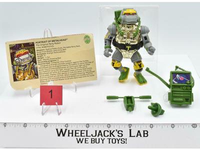 Metalhead #1 100% Complete Teenage Mutant Ninja Turtles 1989 Playmates Figure