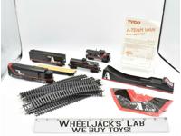 A-Team HO Train Set Sharknose Loco Tank Box Car Caboose Tyco Vintage 1983