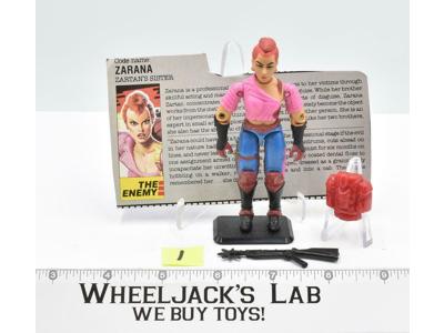 Zarana #1 V1 100% Complete ARAH 1986 GI Joe Hasbro Vintage Action Figure