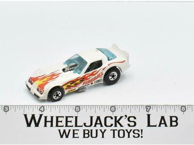 Fireball White Goodyear 1977 Mattel Vintage Hot Wheels Blackwalls