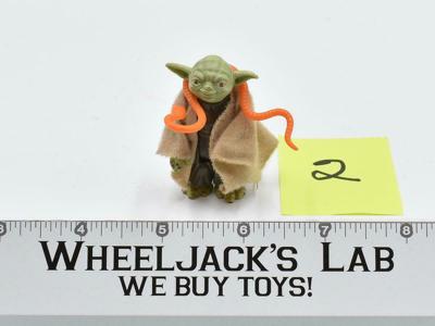 Yoda W/Orange Snake #1 Star Wars ESB Vintage LFL Action Figure 1980 No Repro