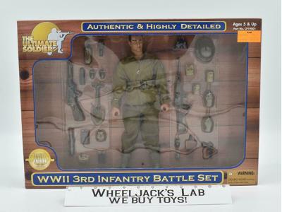 WWII 3rd Infantry Battle Set 12″ 2000 NEW 21st Century Toys The Ultimate Soldier