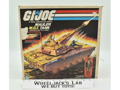 Mauler Motorized Battle Tank W/ Box GI Joe 1985 Hasbro Vintage ARAH