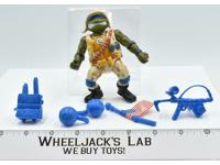Lieutenant Leo 100% Complete Teenage Mutant Ninja Turtles 1991 Playmates Figure
