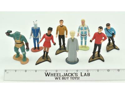 Lot of 8 Star Trek The Original Series 1991 Hamilton Gifts 4" Action Figures