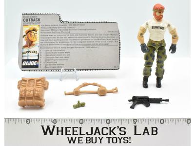 Outback V1 100% Complete 1987 GI Joe ARAH Hasbro Vintage Action Figure