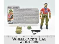 Bazooka 100% Complete GI Joe V1 ARAH Vintage Hasbro 1985 Action Figure
